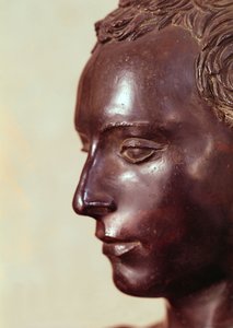 Detalje af Bust of a Gentleman bronze detalje af 430599